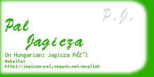 pal jagicza business card